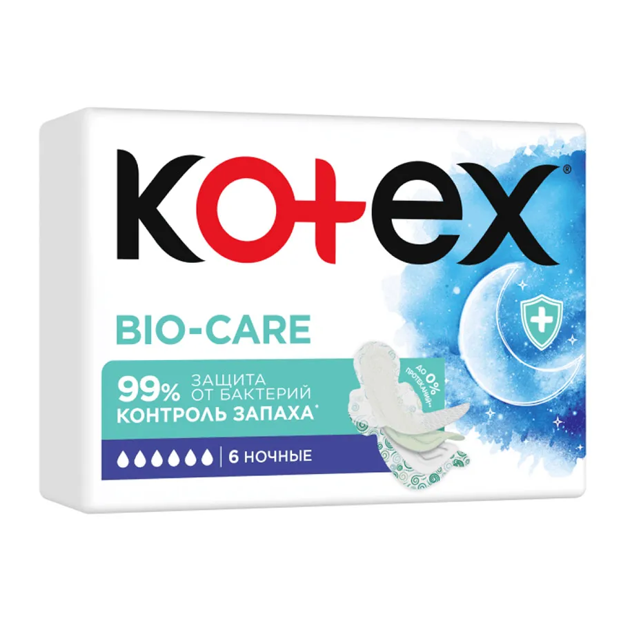 კოტექს ჰიგიენური საფენი ღამის 6ც/5029053590875