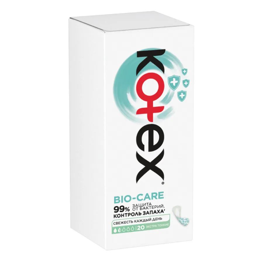 KOTEX ყოველდღიური საფენი 20 ც (კოტექსი)