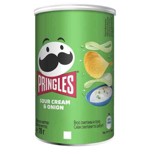 PRINGLES- ჩიფსი არაჟნით და ხახვით 40გრ