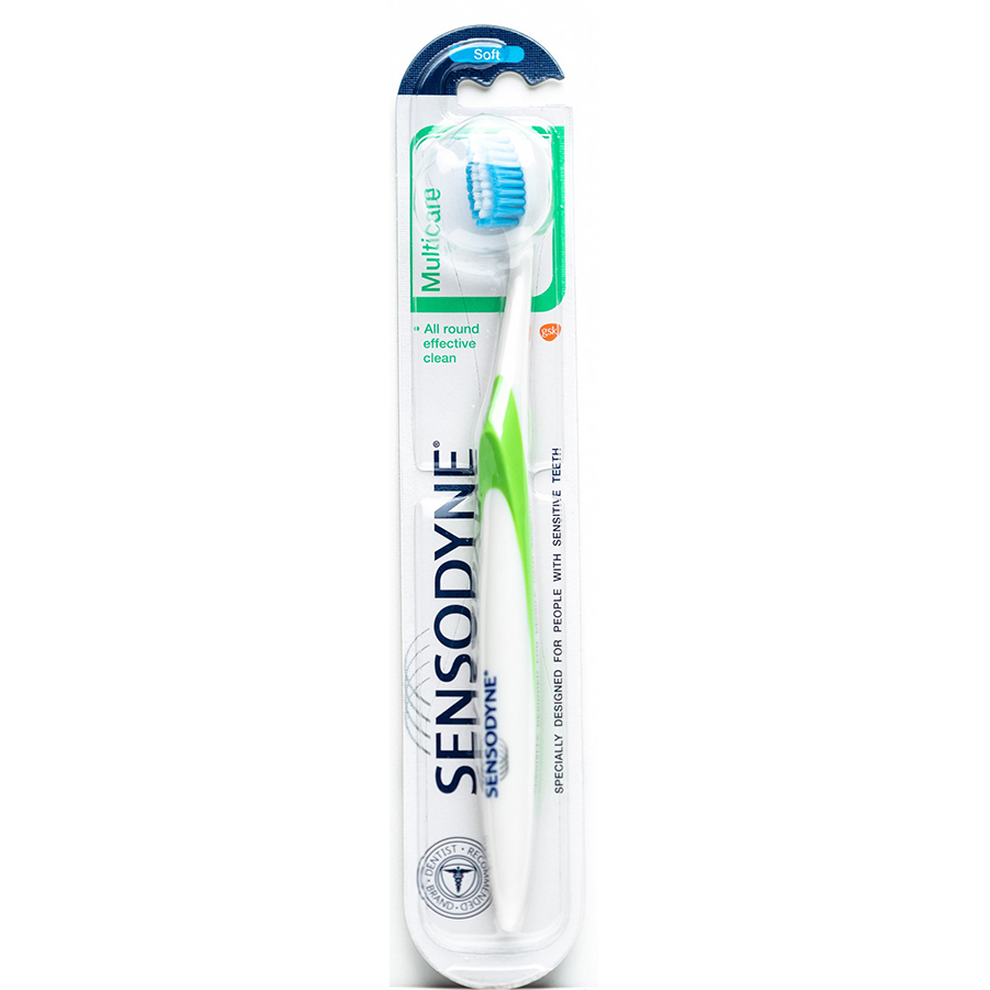 SENSODYNE კბილის ჯაგრისი მგრძნობიარე კბილებისთვის (სენსოდინი)