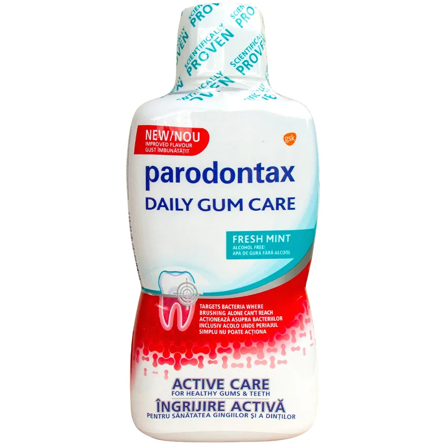 PARODONTAX პირის ღრუს სავლები 500 მლ (პაროდონტაქსი)