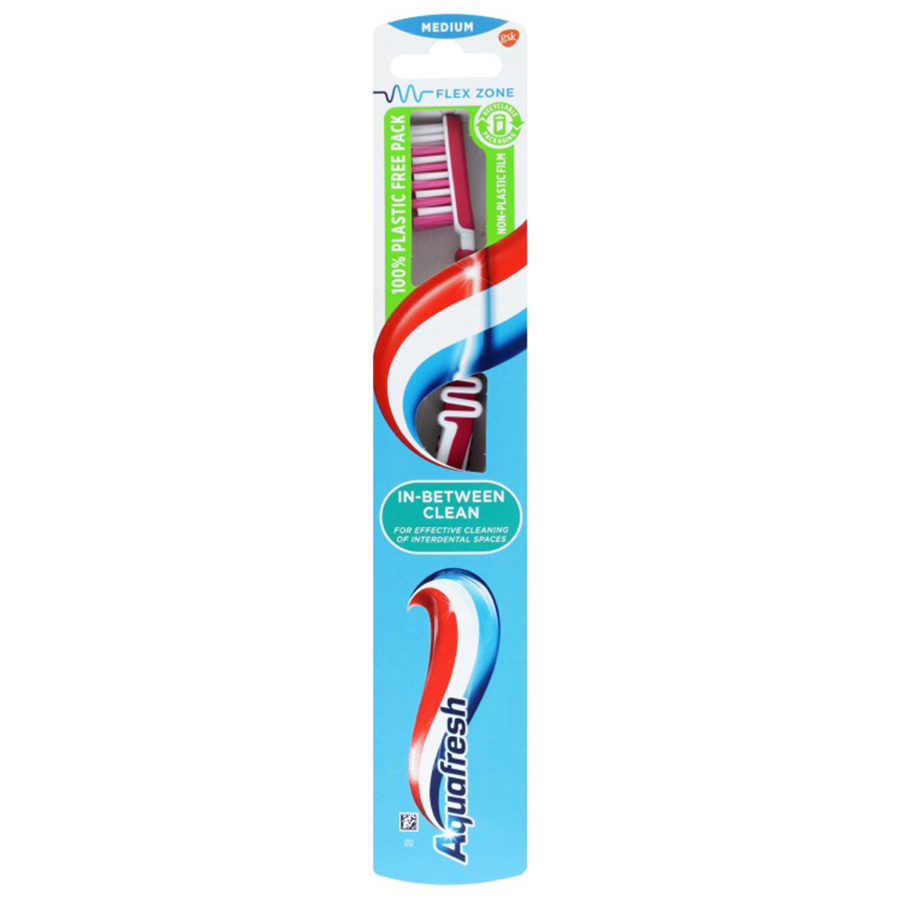 AQUAFRESH In Between Clean Med კბილის ჯაგრისი (აქვაფრეში)