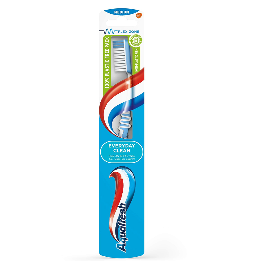 AQUAFRESH EVERY DAY CLEAN კბილის ჯაგრისი (აქვაფრეში)