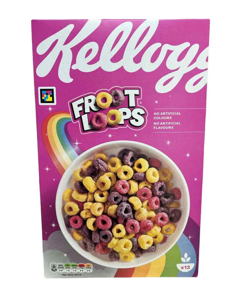 KELLOGGS -ხრაშუნა ბურბუშელა ფერადი 375გრ