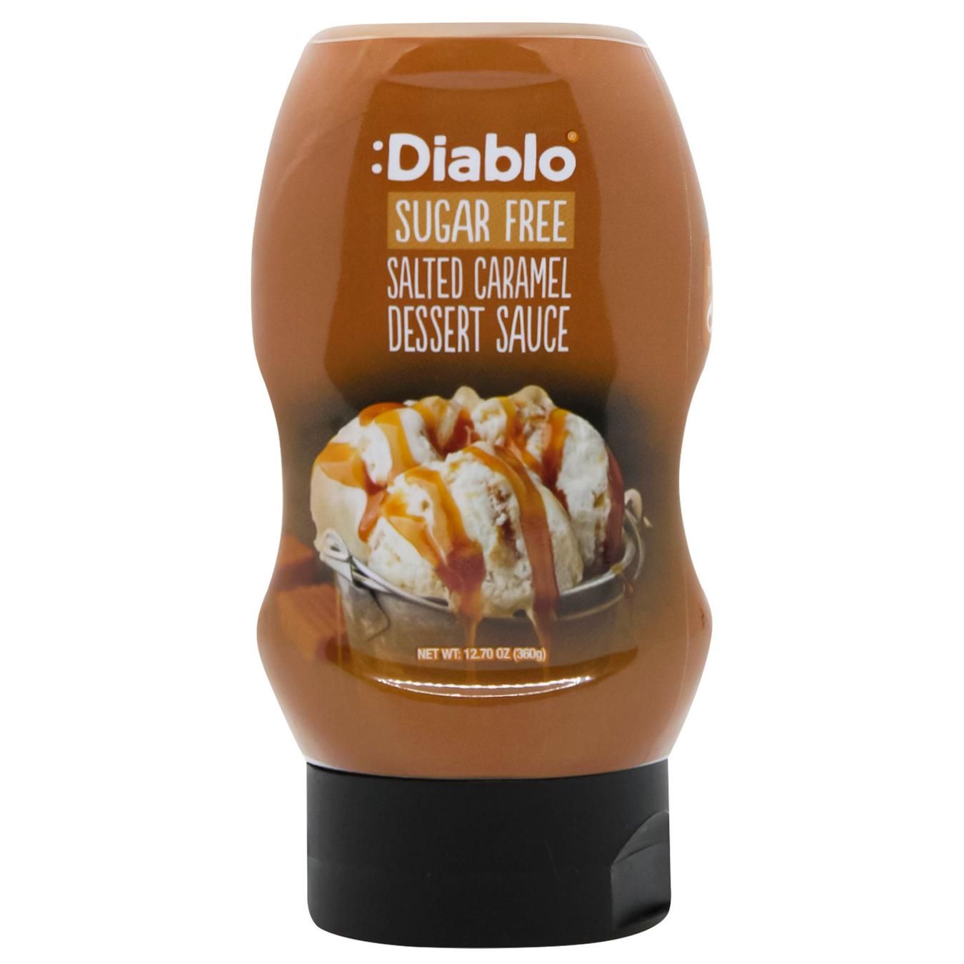 DIABLO კარამელის სოუსი უშაქრო 290მლ/5060309491713