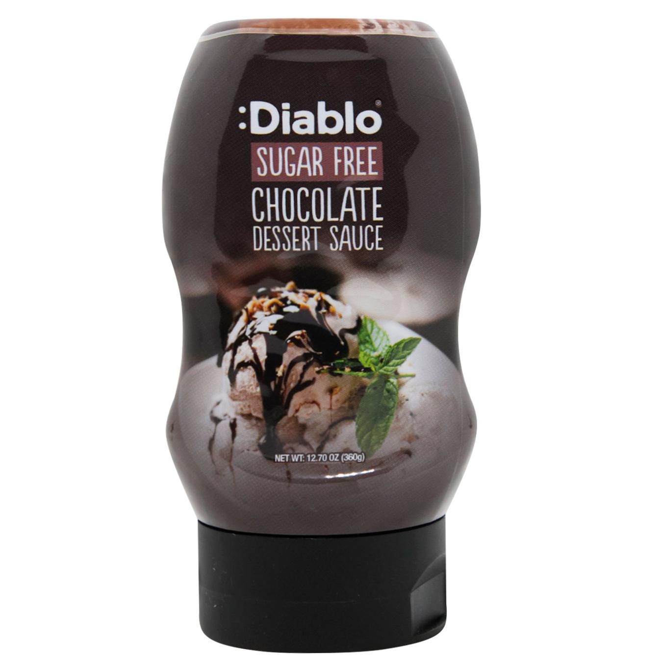 DIABLO შოკოლადის სოუსი უშაქრო 290მლ/5060309491720