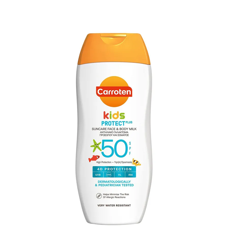 CARROTEN მზისგან დამცავი რძე საბავშვო SPF 50 200 მლ (კაროტენი)