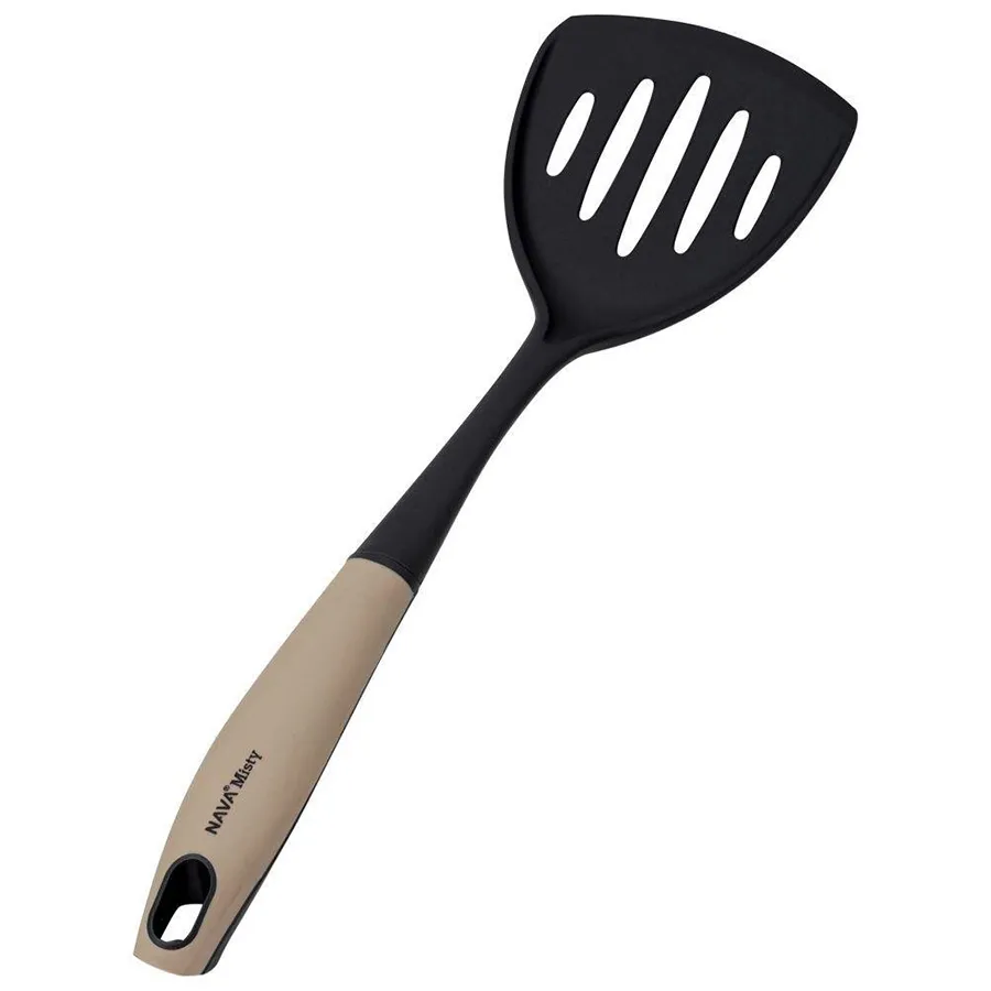 Nava კოვზი ნასვრეტებიანი ამოსატრიალებელი Misty 35cm 10-111-004 (ნავა)