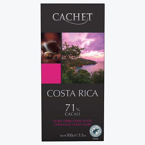 შოკოლადი კაშე უნიკალური ბელგიური შავი კოსტა რიკა 100 გრ