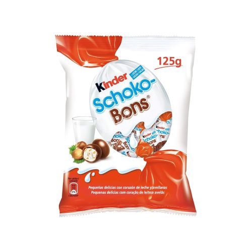 შოკოლადი/Kinder/შოკო ბონსი, თხილით 125გ