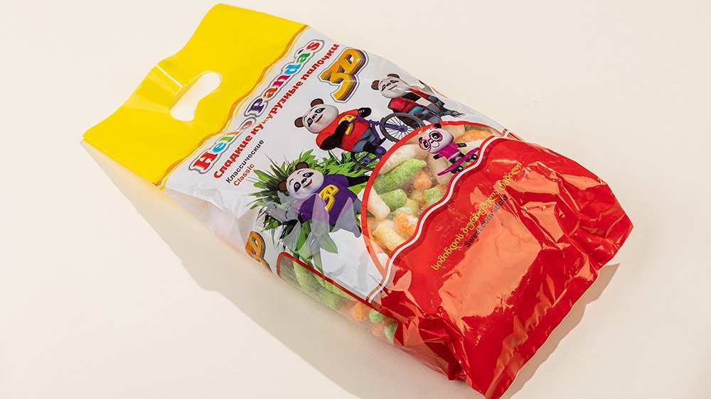 HELLO PANDA ბურბუშელა პანდა კლასიკ. & ფერადი 230 გრ. (10)