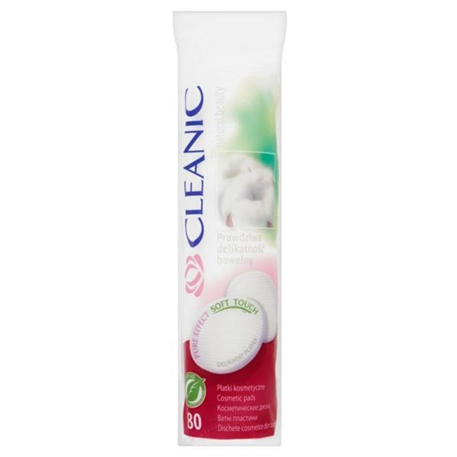CLEANIC ბამბის დისკი 80 ც (კლინიკი)