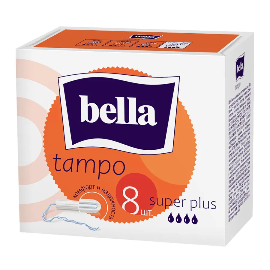 BELLA premium ტამპონი აპლიკატორის გარეშე 8 ც (ბელა)