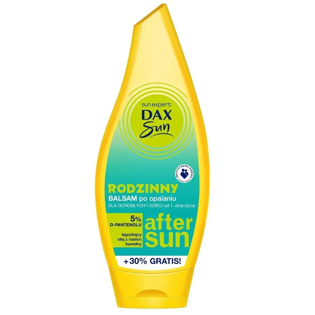 DAX SUN საოჯახი ბალზამი გარუჯვის შემდგომ 5 % პანტენოლით, ზრდასრულებისა და ბავშვებისათვის 1 წლიდან (დაქს სანი)