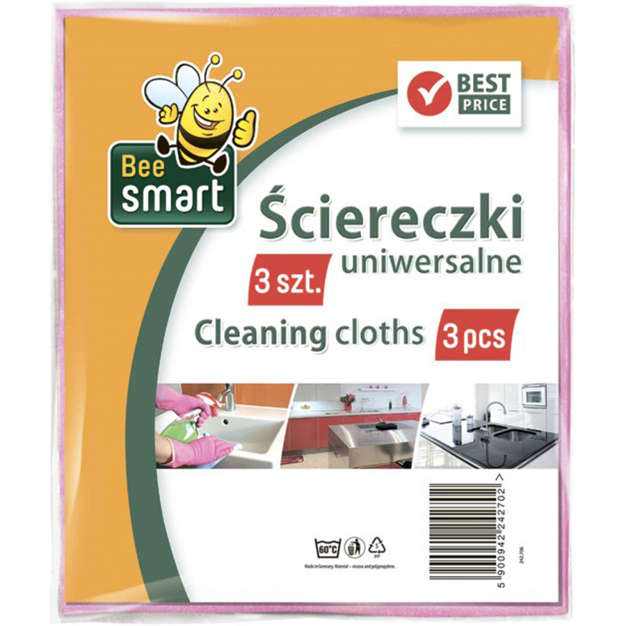 BEE SMART უნივერსალური საწმენდი ტილო 3 ც (ბი სმარტი)