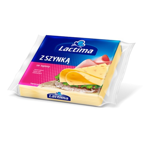 LACTIMA მდნარი ყველის ფენები ლორით-130გრ/5901126000903