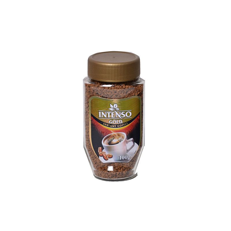 INTENSO ხსნადი ყავა გოლდი 100გ/5901583413667