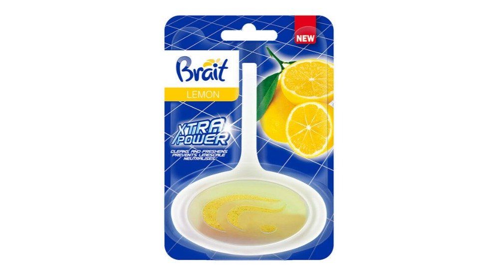 brait უნიტაზის  ბლოკი ლიმონი 40გ