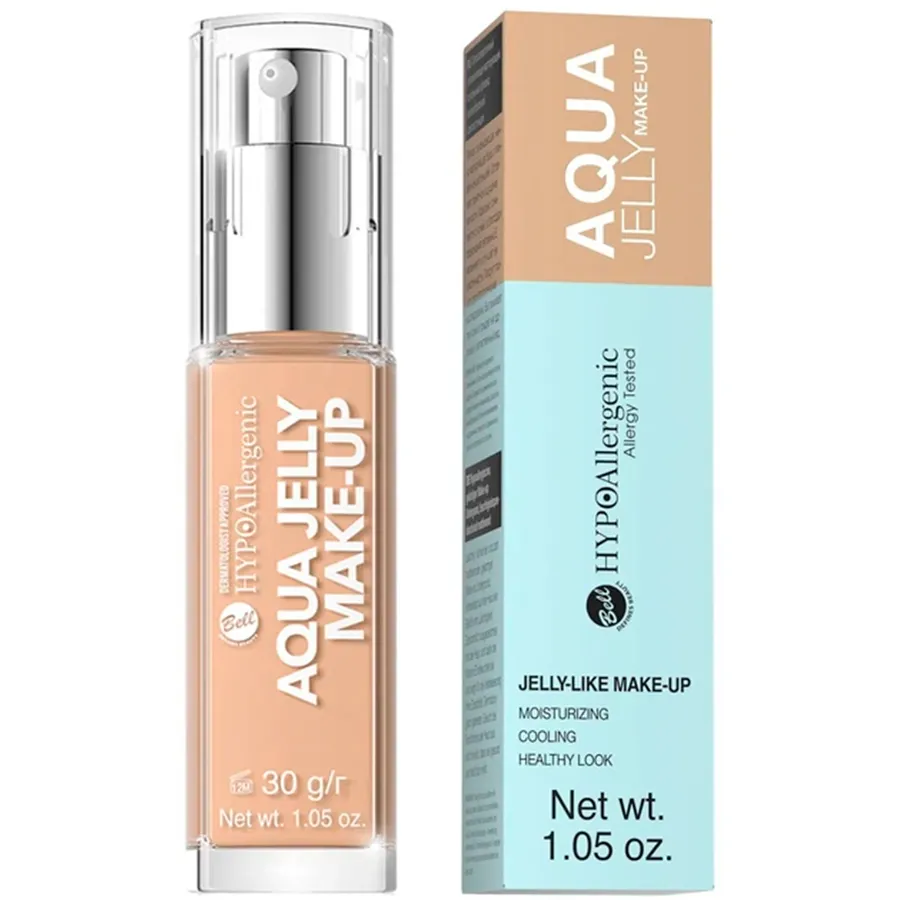 BELL HYPOAllergenic Aqua Jelly Make-up დამატენიანებელი ტონალური 04 (ბელი)