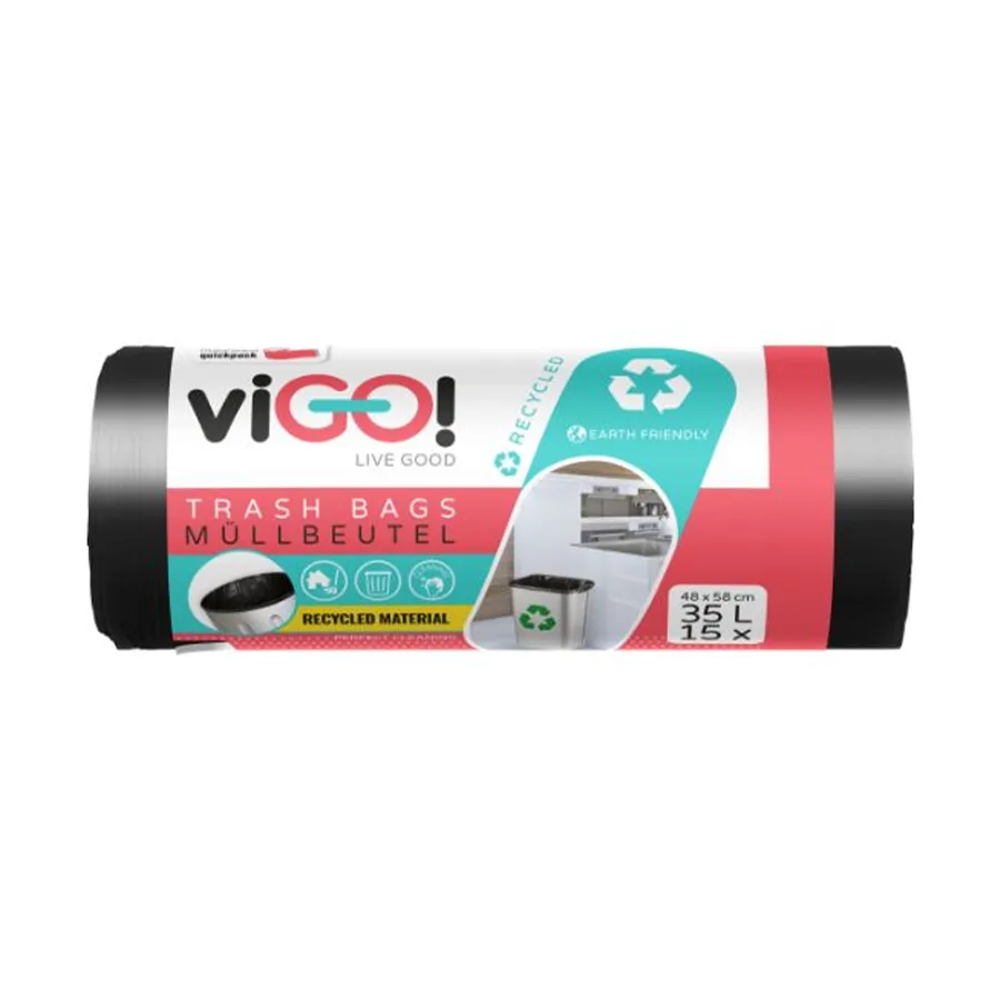 VIGO ნაგვის პარკი შავი 35 ლ 15 ც (ვიგო)