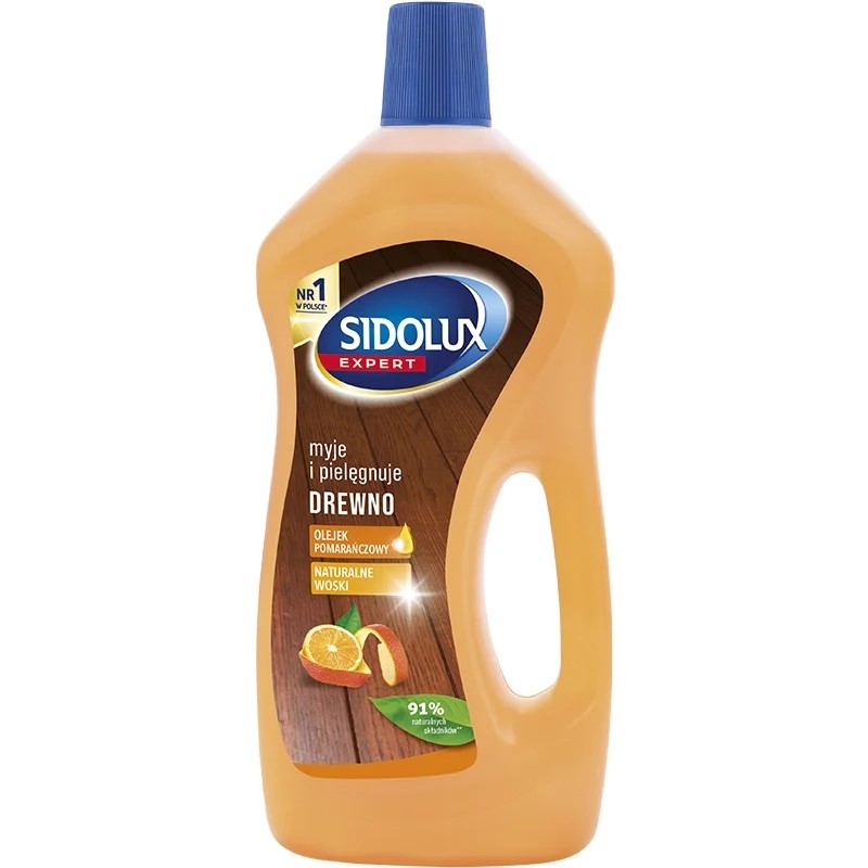SIDOLUX EXPERT საწმენდი საშუალება ხის იატაკისთვის 0,750 ლიტრიანი 5902986248030