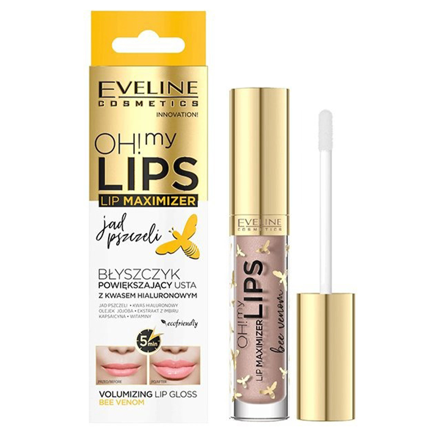 EVELINE OH! MY LIPS მბზინავი ტუჩსაცხი მოცულობის გასაზრდელად (ეველაინი)
