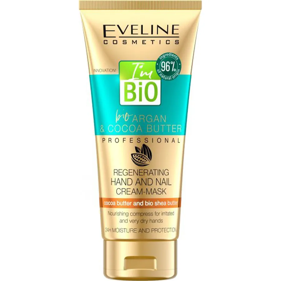 EVELINE BIO ARGAN PROFESSINAL ხელისა და ფრჩხილის აღმდგენი კრემ-ნიღაბი 100 მლ (ეველაინი)