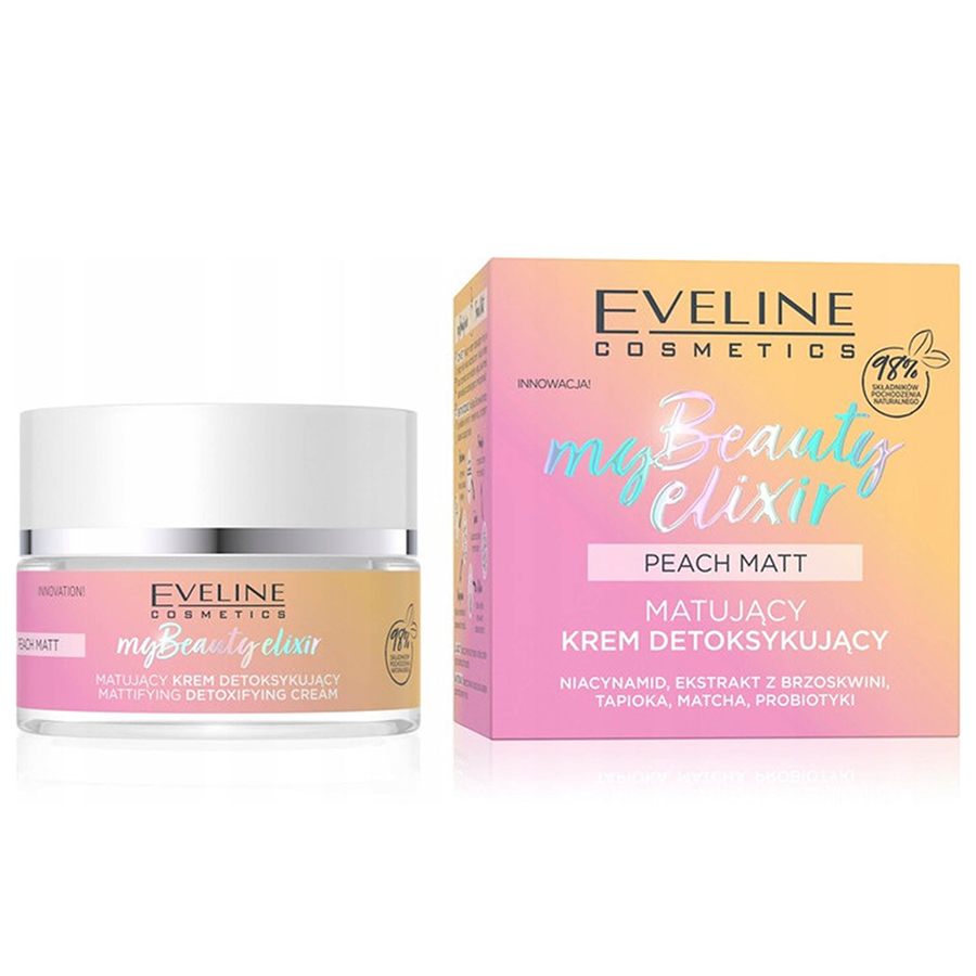 EVELINHE MY BEAUTY ELIXIR PEACH MATT! გამაგლუვებელი კრემ-დეტოქსი (ეველაინი)