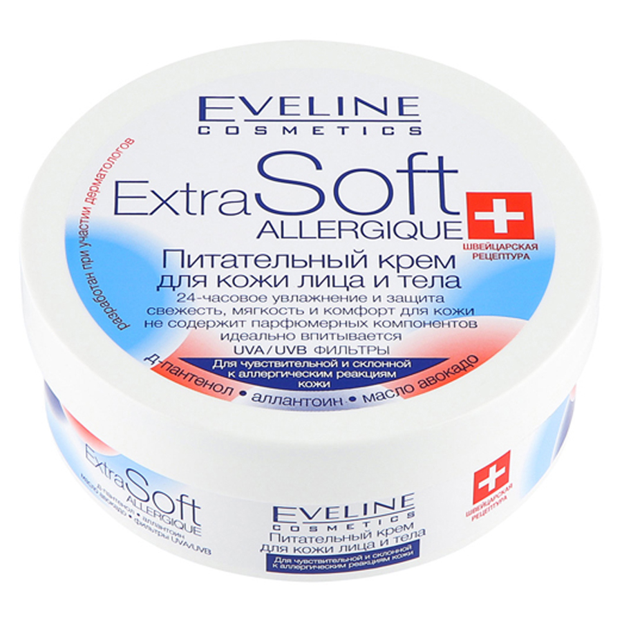 EVELINE Extra Soft სახის და სხეულის მკებავი კრემი 200 მლ (ეველაინი)
