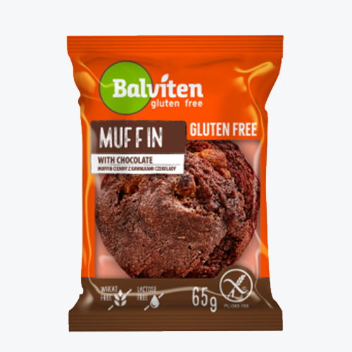 შავი შოკოლადის მაფინი/ Balviten/ გლუტენის გარეშე 20*65გ