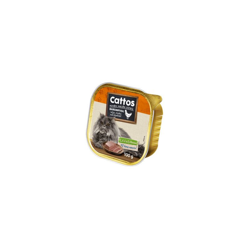 CATTOS პაშტეტი ფრინველის 100გრ/5999883273517