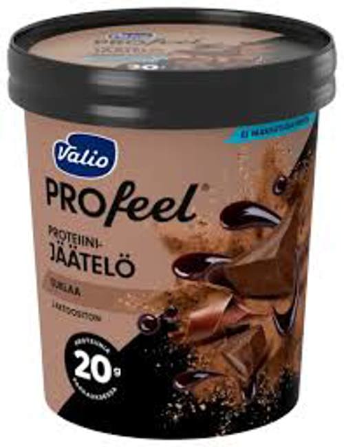 პროტეინის ნაყინი/Valio/ Profeel შოკოლადით /ულაქტოზო 6*480 მლ