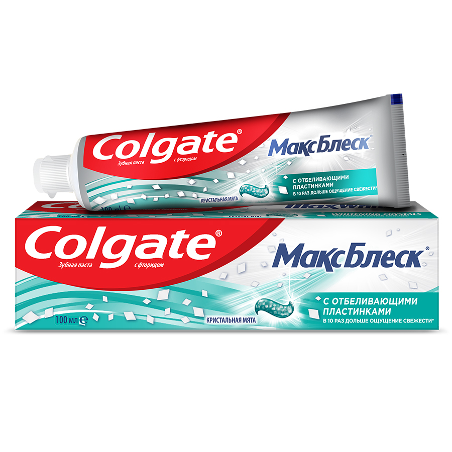COLGATE-კბილის პასტა MaxWhite, Chrystall Mint 100 მლ.
