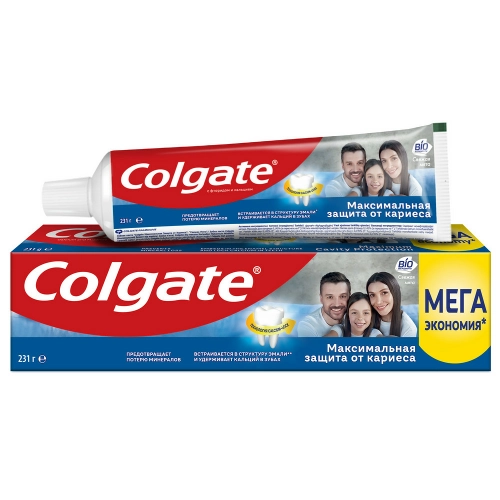 COLGATE კბილის პასტა პირის ღრუს დაცვა, პიტნა 150 მლ (ქოლგეითი)