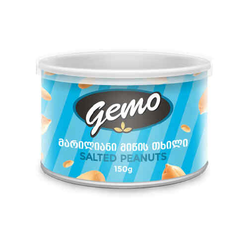 GEMO- მიწის თხილი 150 გრ. მოხალული