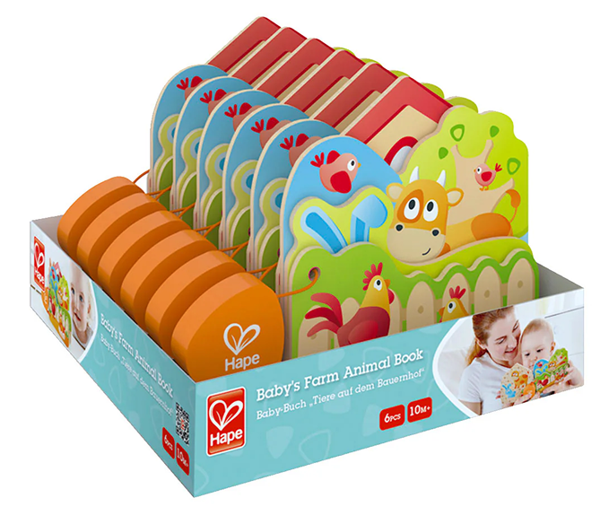 Hape- ბავშვის ფერმის ცხოველების წიგნი