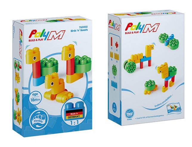 Poly-m - Hape- ფრინველები და ცხოველები
