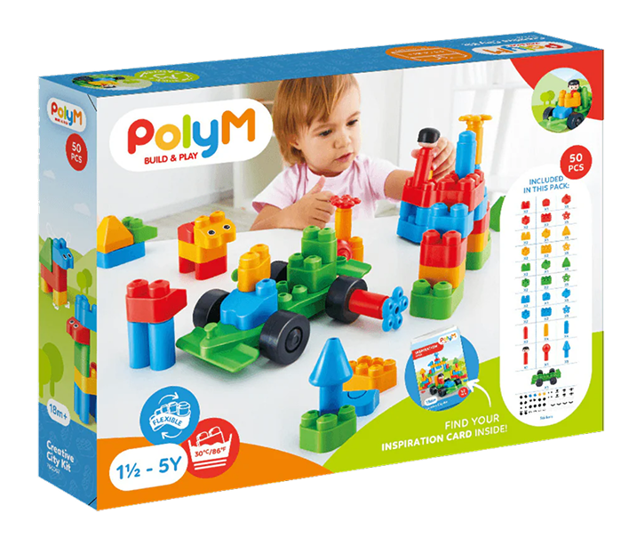 Poly-m - Hape- კრეატიული ქალაქის ნაკრები