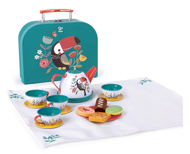 Hape- სათამაშო ჩაი და ნამცხვრები, ნაკრები