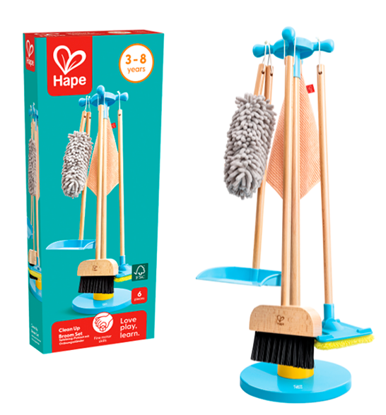 Hape- ხის ცოცხის ნაკრები