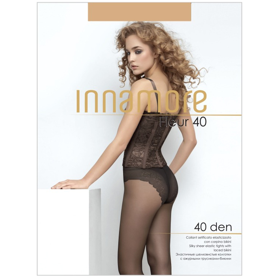 INNAMORE კოლგოტი FLEUR 40 დენი /კრემისფერი / 2 ზომა (ინნამორე)