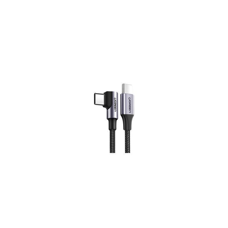 UGREEN კაბელი 50123 ANGLED USBC 60W/6957303851232