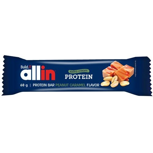 Allin პროტეინ ბატონი მიწისთხილით და კარამელით 60 გრ/7290018703472