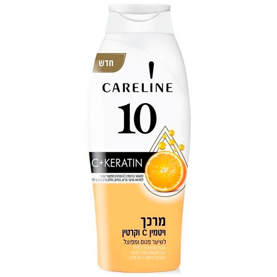 CARELINE დაზიანებული თმის კონდიციონერი Vitamin C & კერატინი 700 მლ (ქეარლაინი)