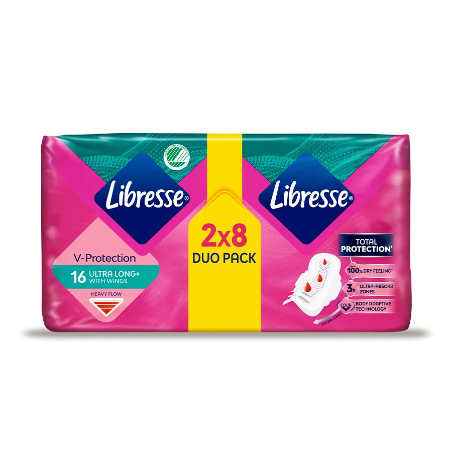 LIBRESSE 5 წვეთიანი ჰიგიენური საფენი 16 ც (ლიბრესი)