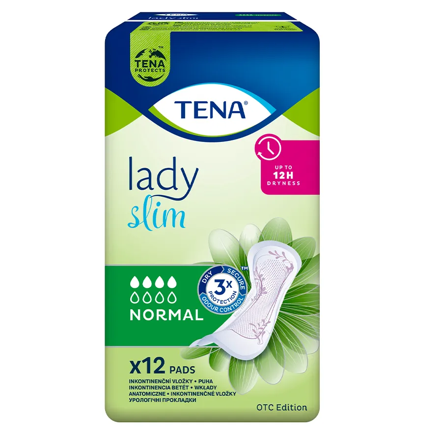 TENA 3 წვეთიანი ყოველდღიური ჰიგიენური საფენი 12 ც (ტენა)