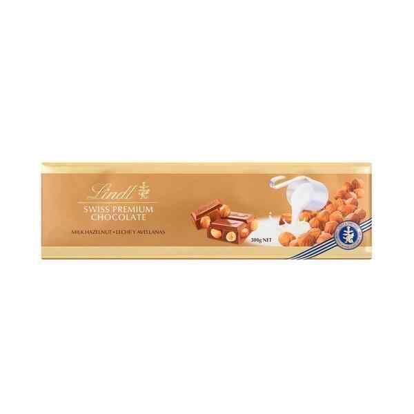 Lindt- ოქროს შოკოლადი ტყის თხილით 300გრ
