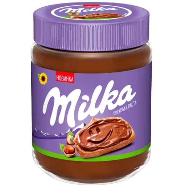Milka- შოკოლადის კრემ-პასტა კაკაოსთან ერთად 350გრ