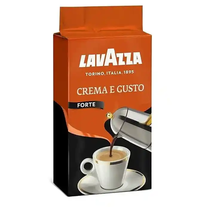 Lavazza-დაფქვილი ყავა პაკეტში CRREMA & GUSTO FORTE 250გრ