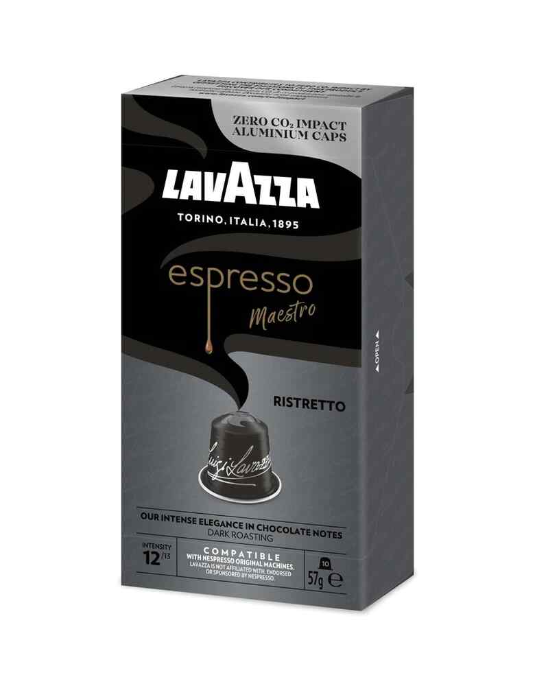 Lavazza-ყავა ნესპრესო კაფსულა ალუმინის RISTRETTO 1X10 0.55გრ